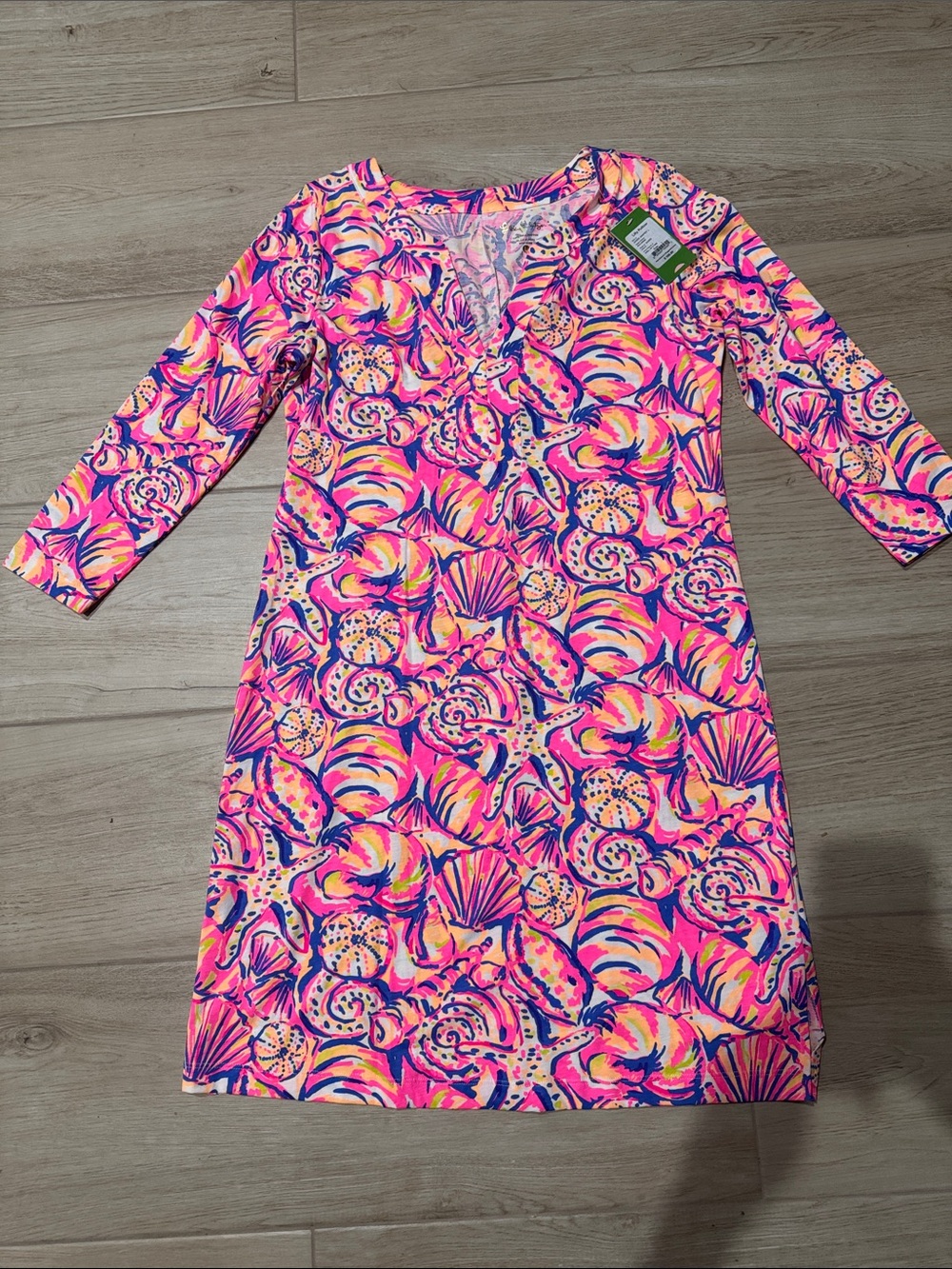 NWT Lilly Pulitzer Riva Dress in Shell of a Time Size L